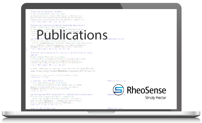 RheoSense Viscometers Mentioned in Publications RheoSense Viscometers Mentioned in Publications