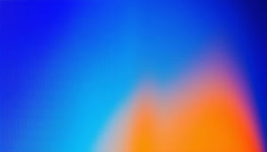blue to orange gradient left to right