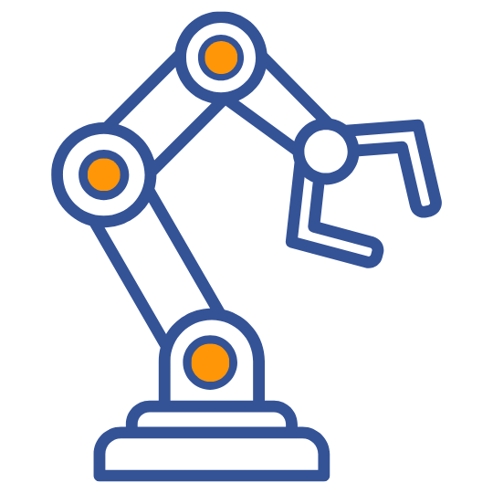 Automation Icon - Robot Arm