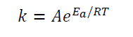 Arrhenius Equation
