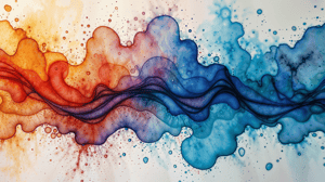 Hero Image Watercolor Splash with bubbles