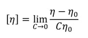 Intrinsic Viscosity Equation - Simplified