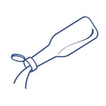 Liquid pouring from bottle