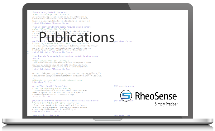 RheoSense Viscometers Mentioned in Publications