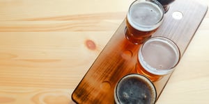 Website Hero Image - Flight of Beer