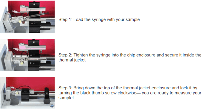 three easy steps to operate the hts-VROC