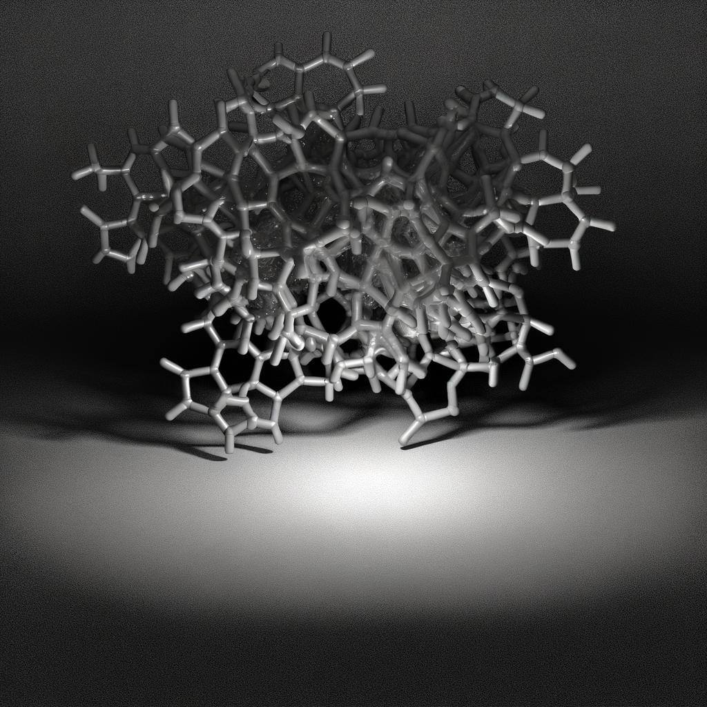 polymer with a solid background